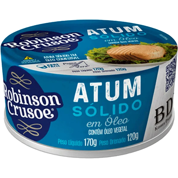 Atum sólido em óleo